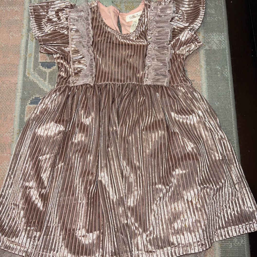 Champagne blush party dress